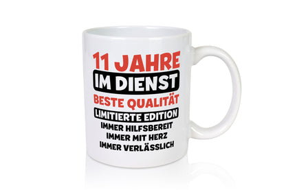 11 Jahre im Dienst | Jubiläum Arbeit v3 Geschenk Kollegen Büro lustiger Spruch