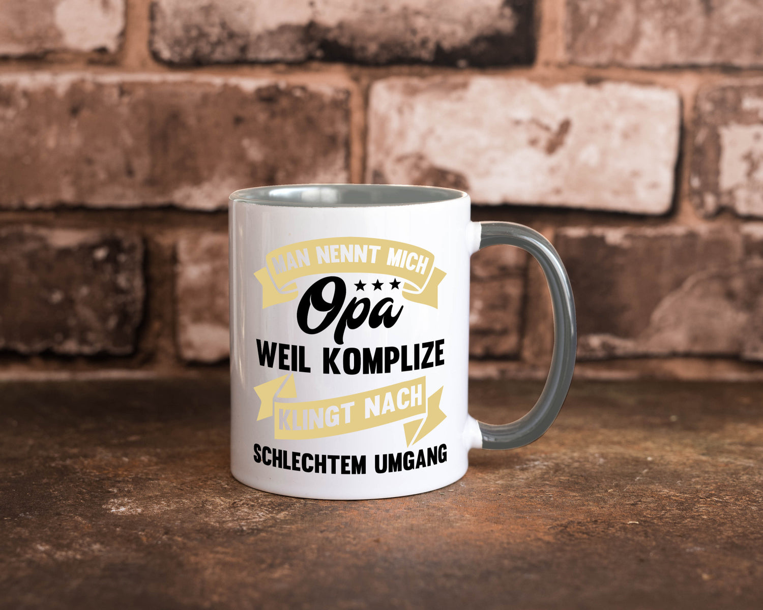 Man nennt mich Opa | Bester der Welt Humor Familie Geschenkidee Tasse