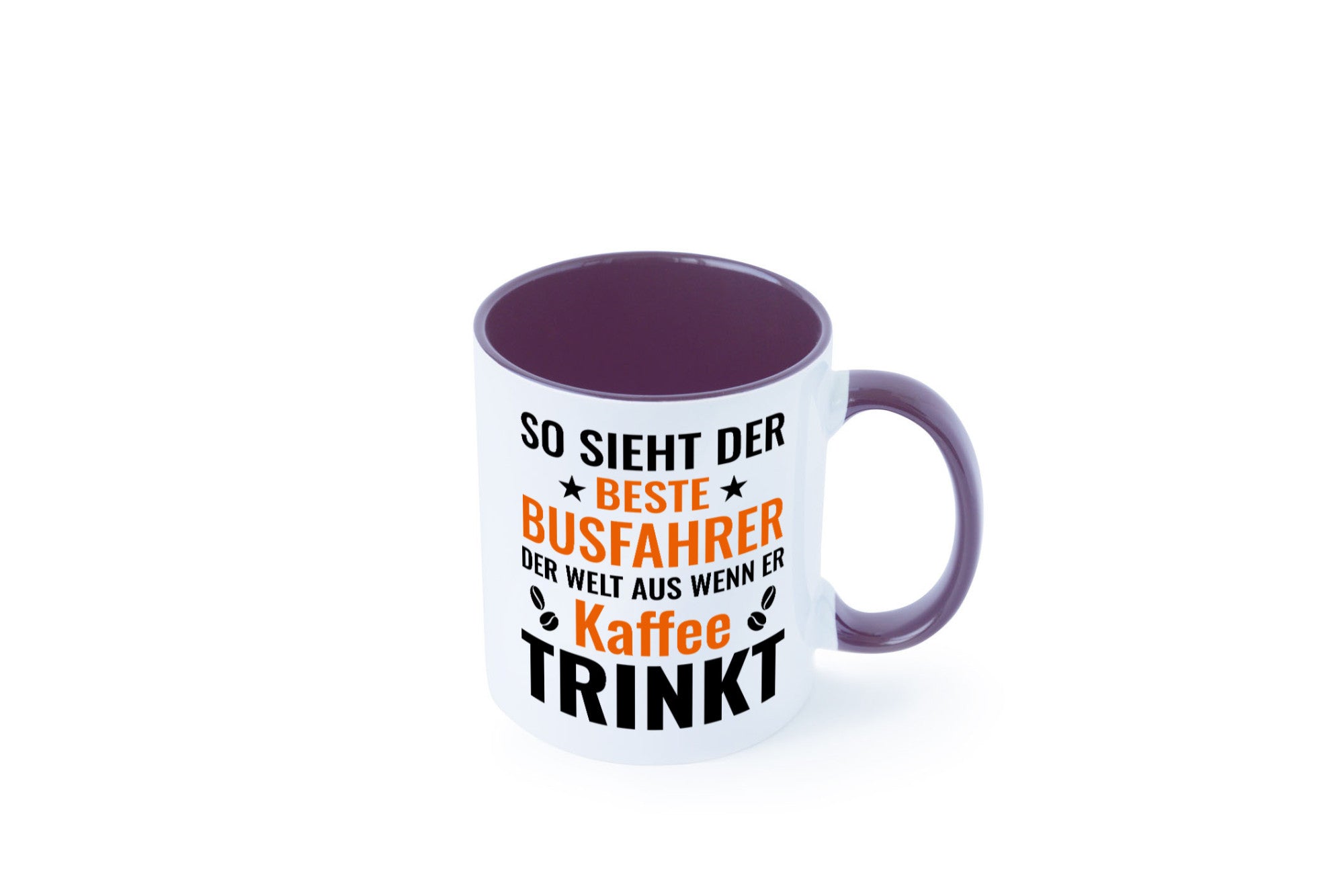 Kaffee trinkt: Busfahrer | Berufsfahrer Fahrer Geschenk Arbeit Kollegen Büro