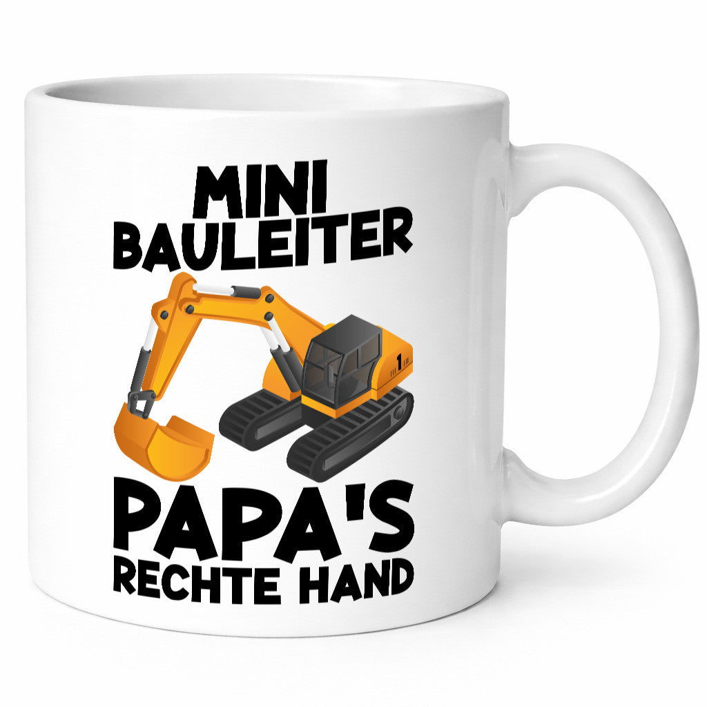 Mini Bauleiter | Kind Sohn Bagger Baustelle Junge Geschenkidee Familie Humor