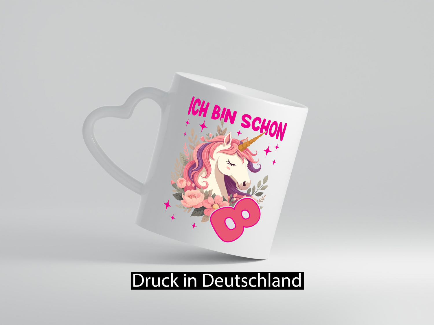 8. Geburtstag | 8 Jahre Einhorn Mädchen Humor Geschenkidee Tasse