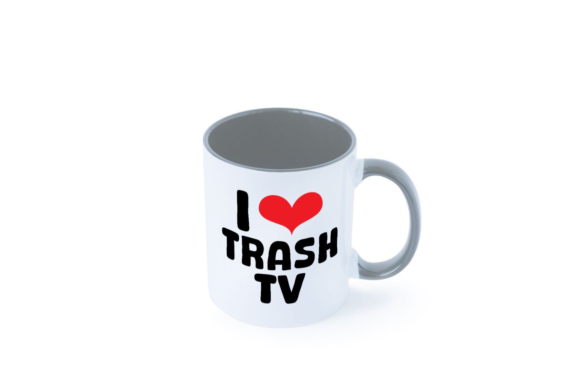I love Trash TV | v2 lustig Humor Geschenkidee Geschenk Tasse