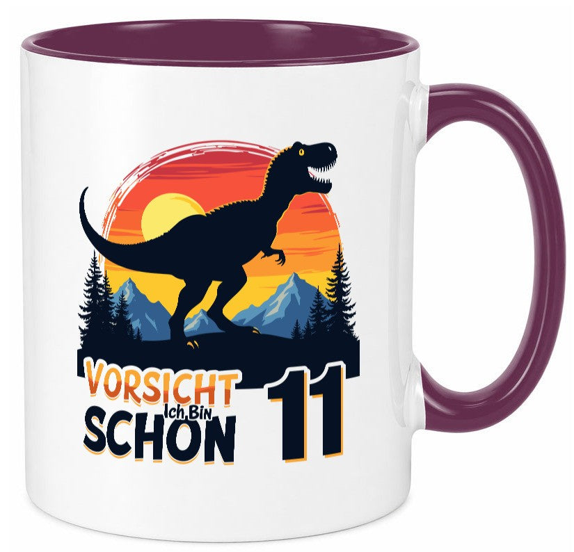 10. Geburtstag | 10 Jahre Dinosaurier v2 lustig Geschenkidee Geschenk Tasse