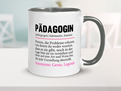 Pädagogin | Spruch lustig Humor Pädagogik v2 Geschenk Geschenkidee lustiger