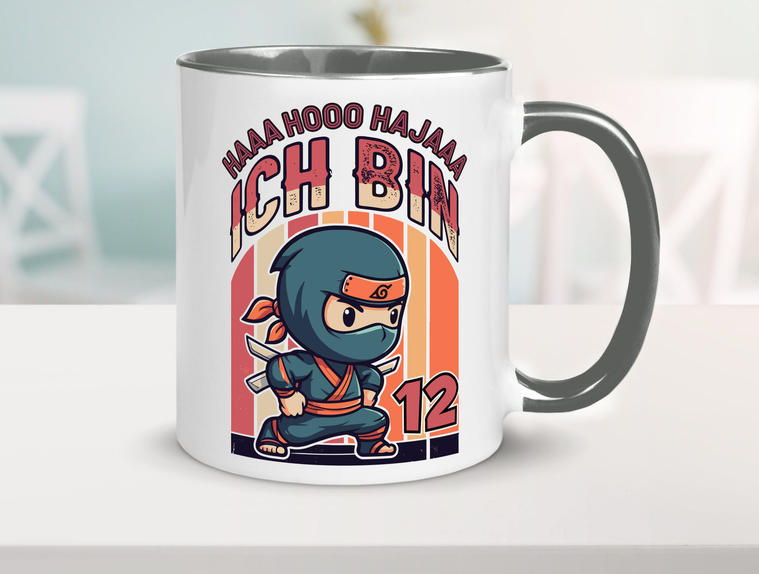 12. Geburtstag | Ninja Junge 12 Jahre Humor Geschenkidee Tasse