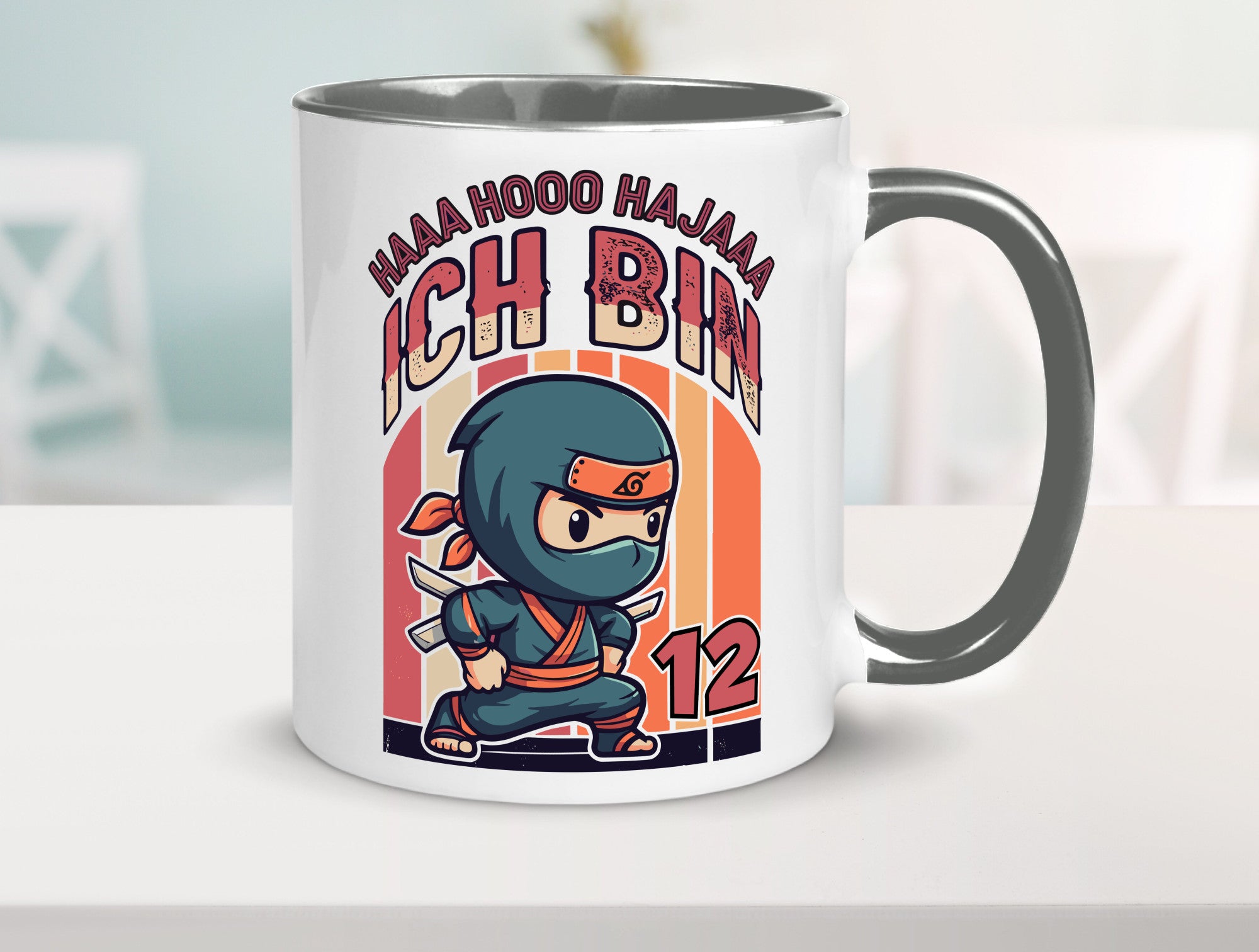 12. Geburtstag | Ninja Junge 12 Jahre Humor Geschenkidee Tasse