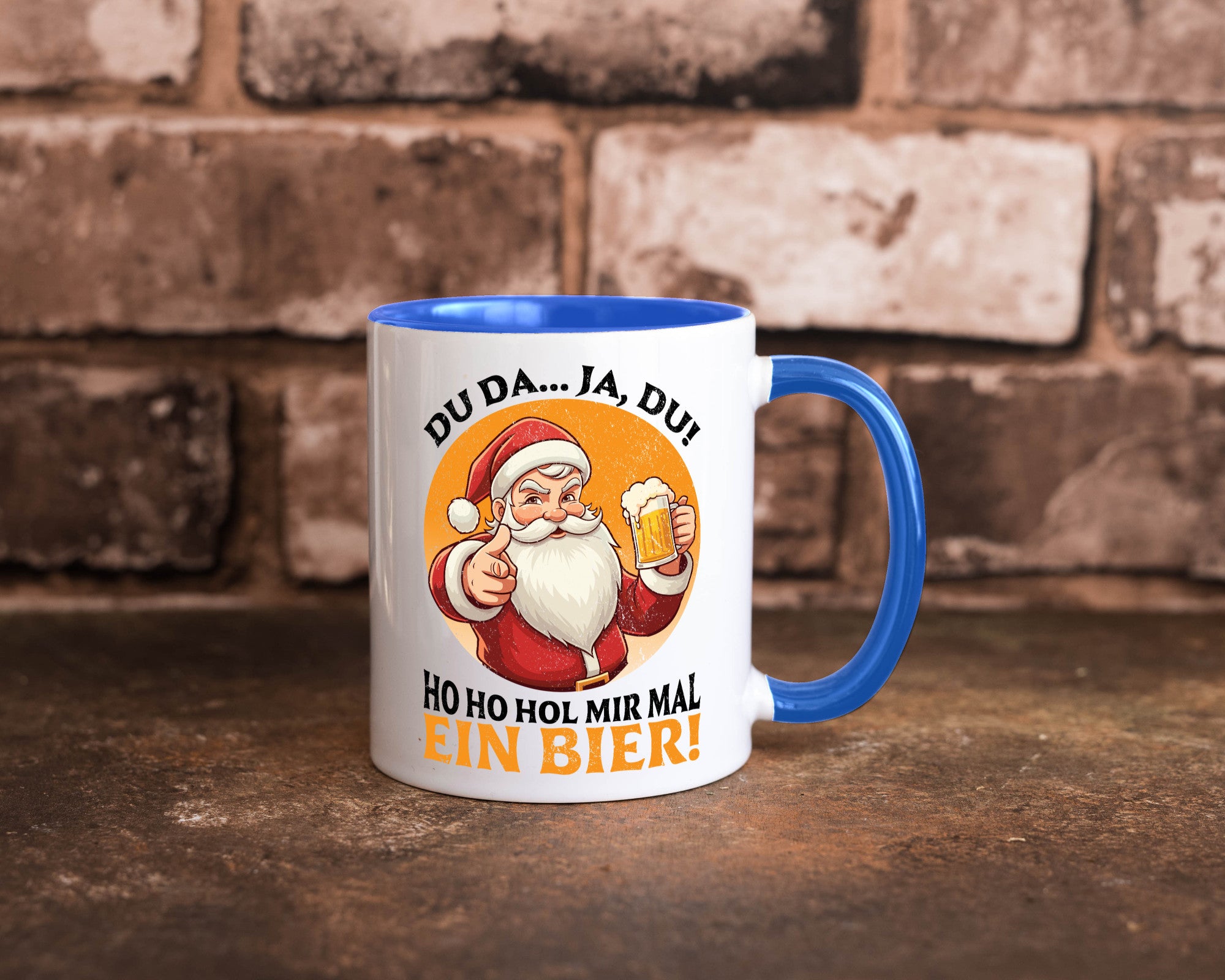 Hol mir mal ein Bier | Ugly Christmas Santa lustig Humor Geschenkidee Geschenk