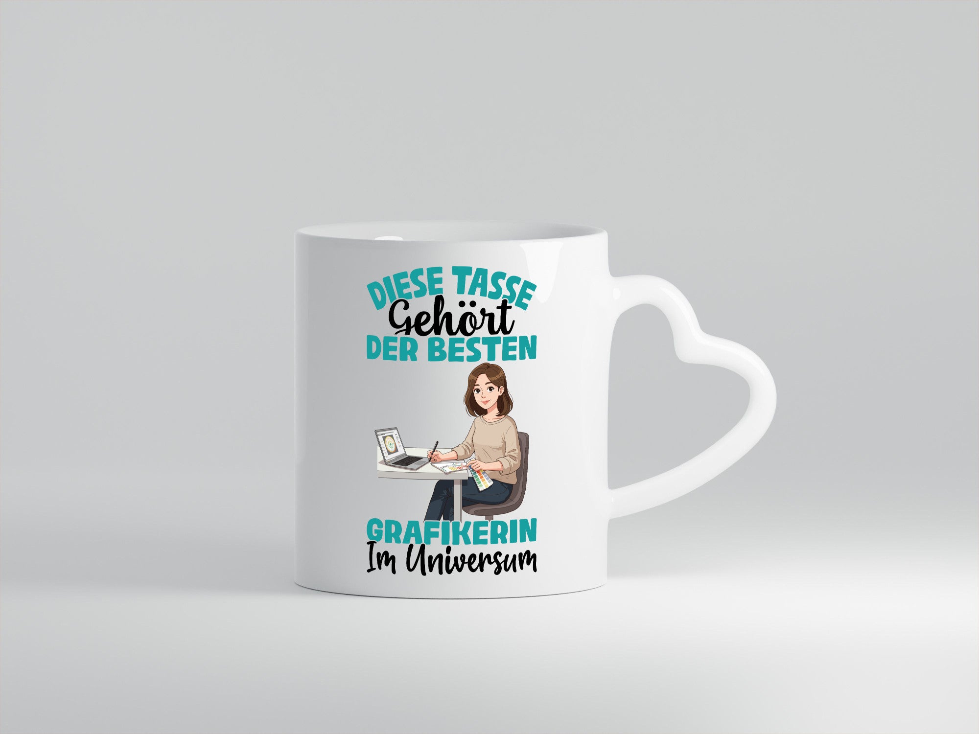 Im Universum: Grafikerin | Grafik Design Geschenk Humor Geschenkidee lustiger