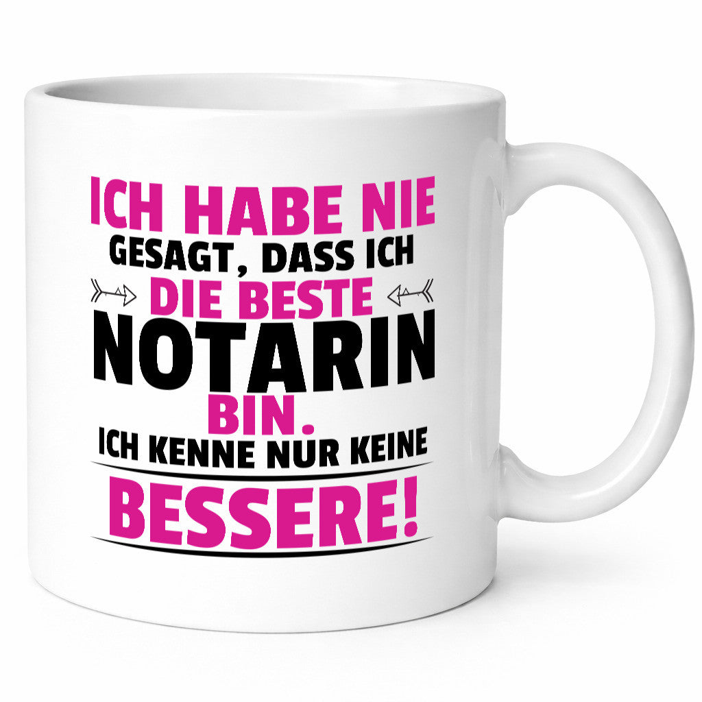 Die Beste Notarin | Juristin Geschenkidee Humor Tasse