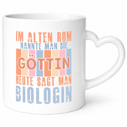 Heute sagt man: Biologin | Biologie Naturforscherin Humor Geschenkidee Tasse