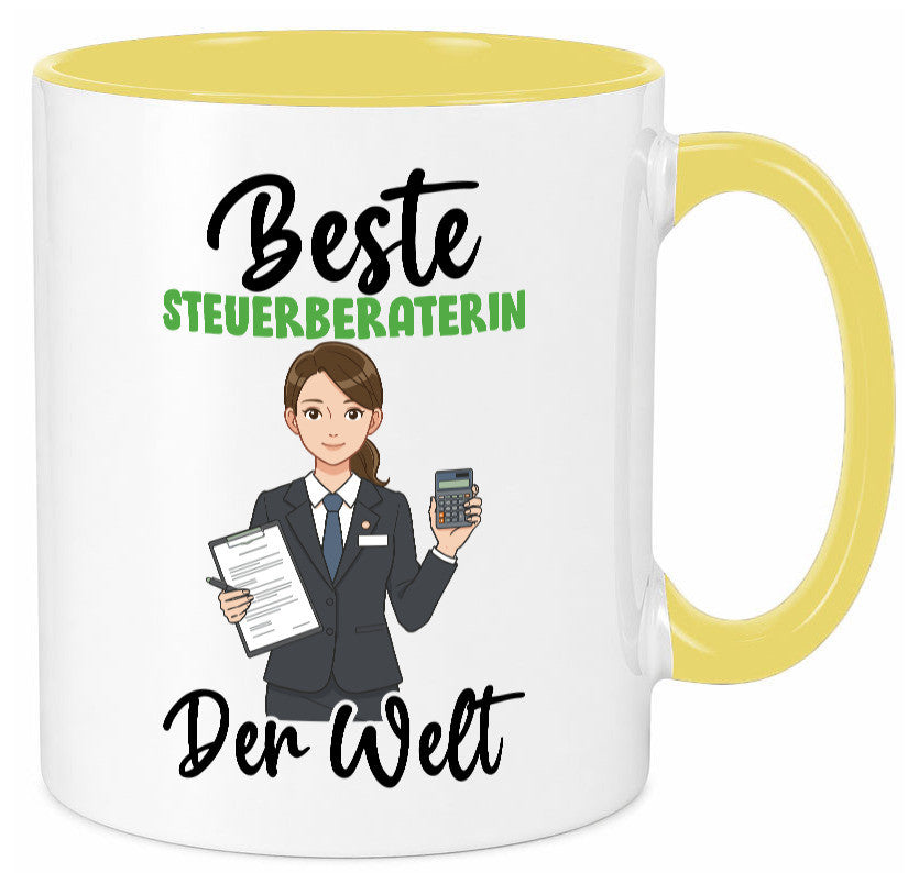 Beste Steuerberaterin | Steuer Beratung v2 Geschenkidee Humor Tasse