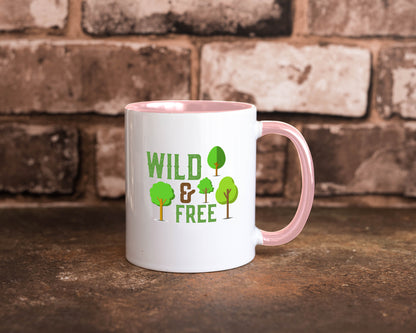 Wild and free | Freiheit Camper Hobbycamper Geschenkidee Humor Tasse