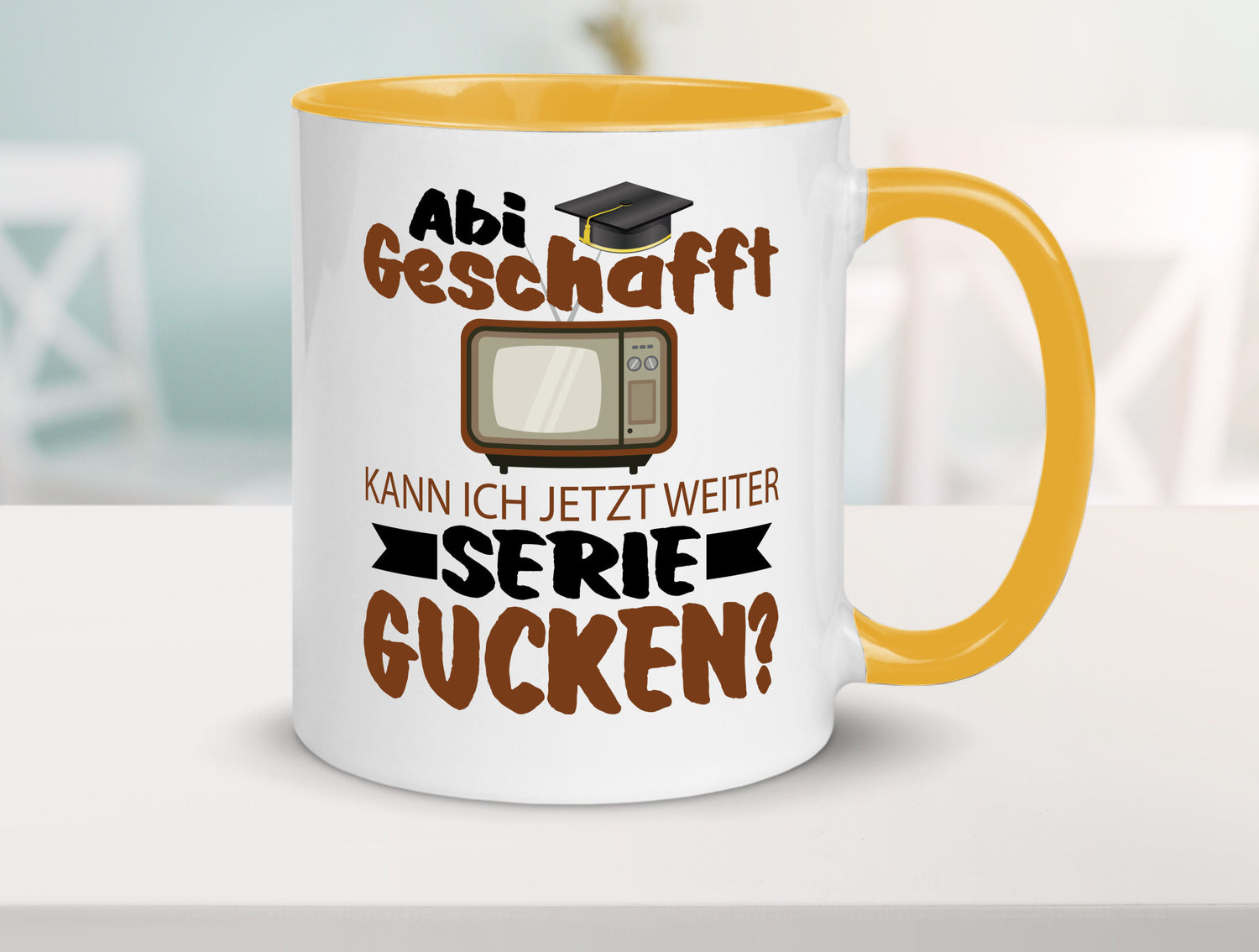 Abi Geschaft | Serie Gucken Bachlor Abitur Geschenk Humor Geschenkidee lustiger