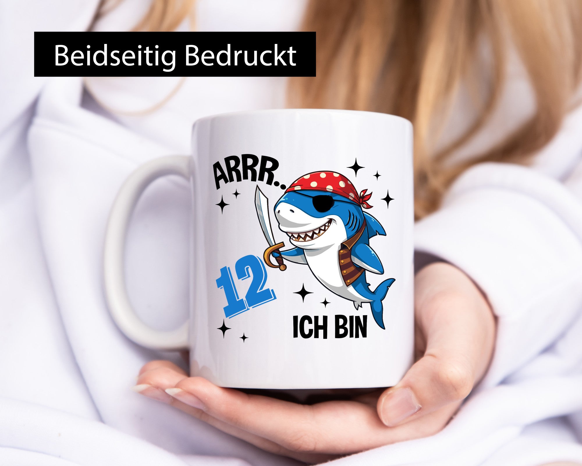 12. Geburtstag | 12 Jahre Arr Pirat Hai Piraten Geschenk Geschenkidee lustiger