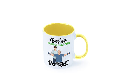 Bester Physiotherapeut v3 Geschenk Humor Geschenkidee lustiger Spruch Tasse