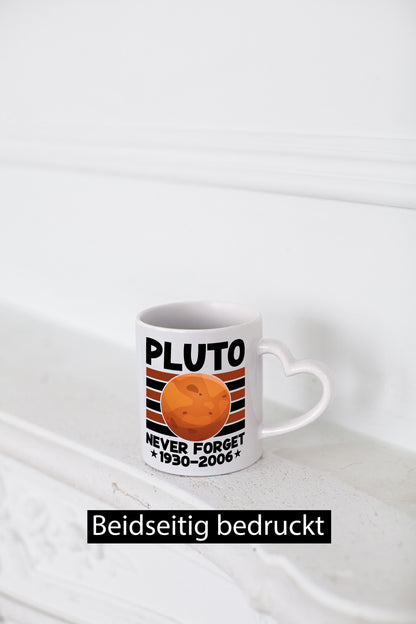 Pluto | Planet Never forget Astronomie Nerd Space Geschenk Humor Geschenkidee