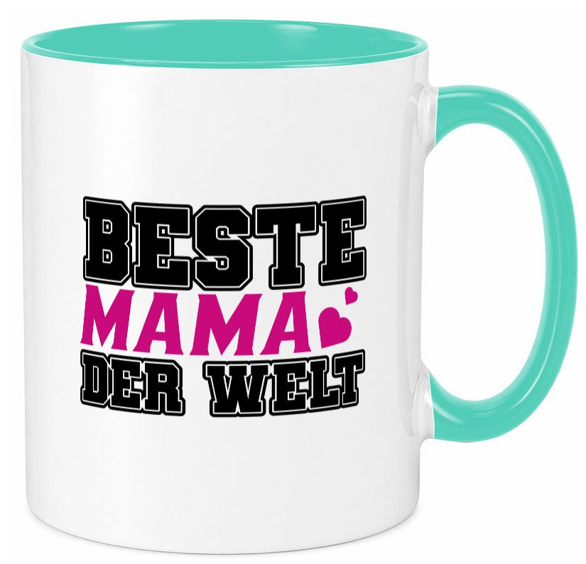 Beste Mama Geschenk Familie Geschenkidee lustiger Spruch Tasse