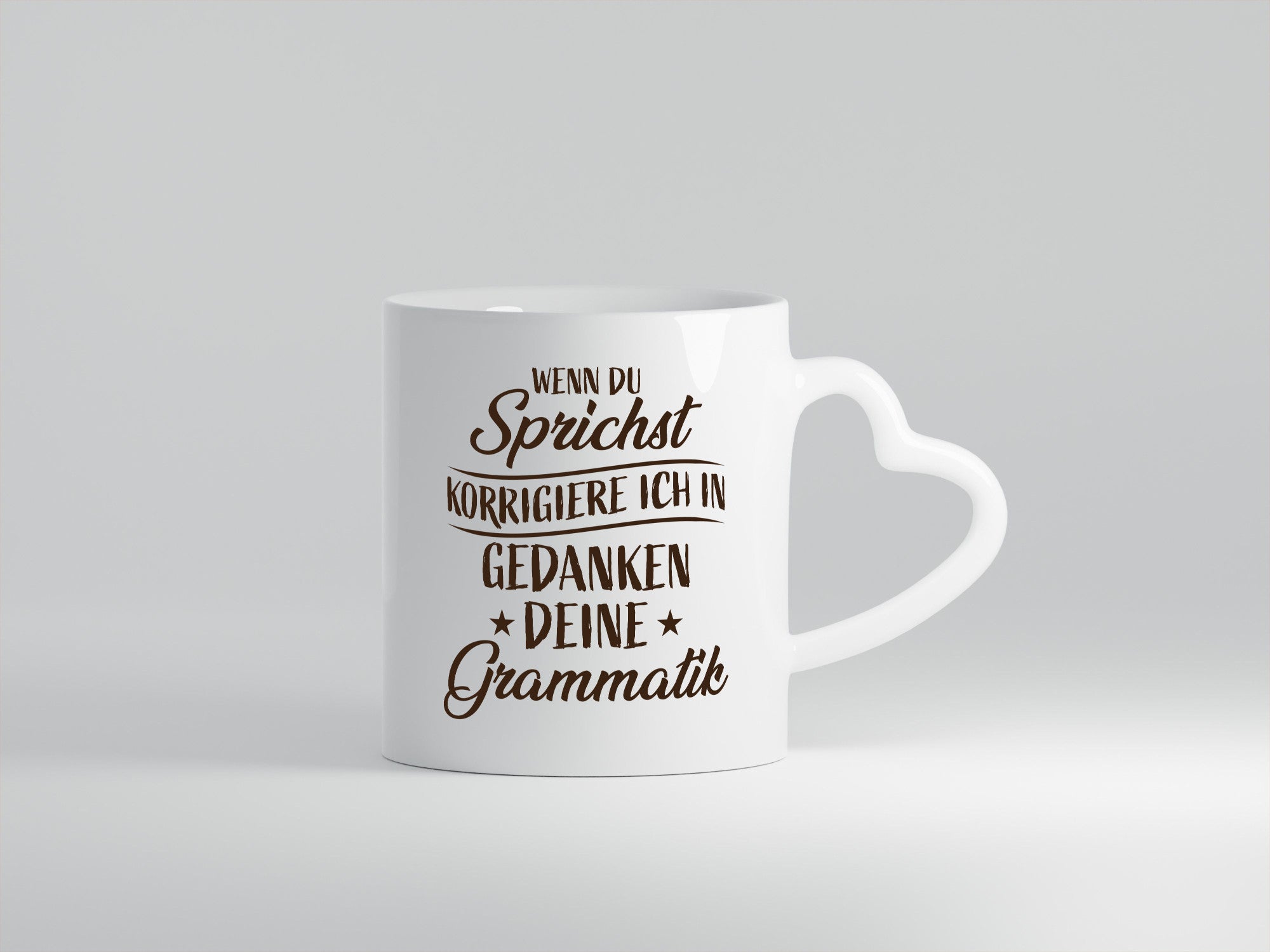 Grammatik korrigieren während du sprichst | Sterne lustig Humor Geschenkidee