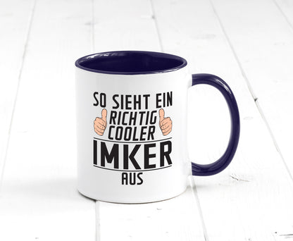 Richtig Cooler Imker | Imkerei Geschenkidee Humor Tasse