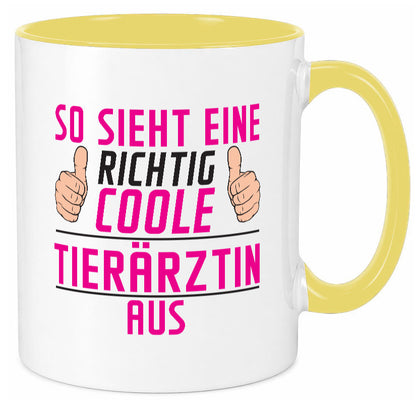 Richtig Coole Tierärztin | Mediziner Tiermedizin lustig Tierliebhaber Humor