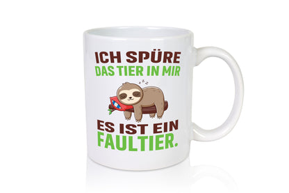 Es ist ein Faultier | Müde Schlafen lustig Tierliebhaber Humor Geschenk Tasse