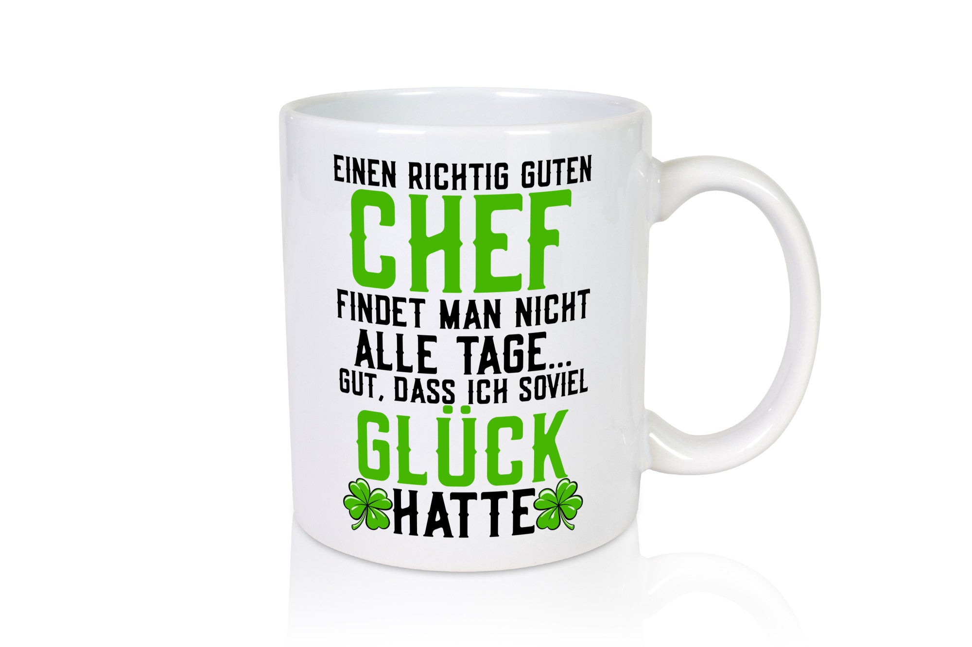 Richtig guter Chef | Dankeschön Arbeit Kleeblatt Geschenkidee Kollegen Büro