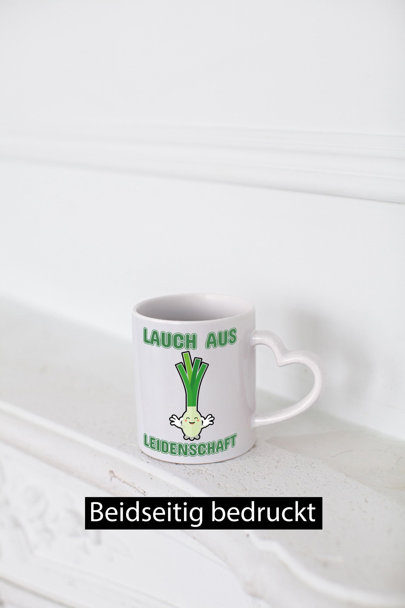 Ich bin ein Lauch lustig Humor Geschenkidee Geschenk Tasse