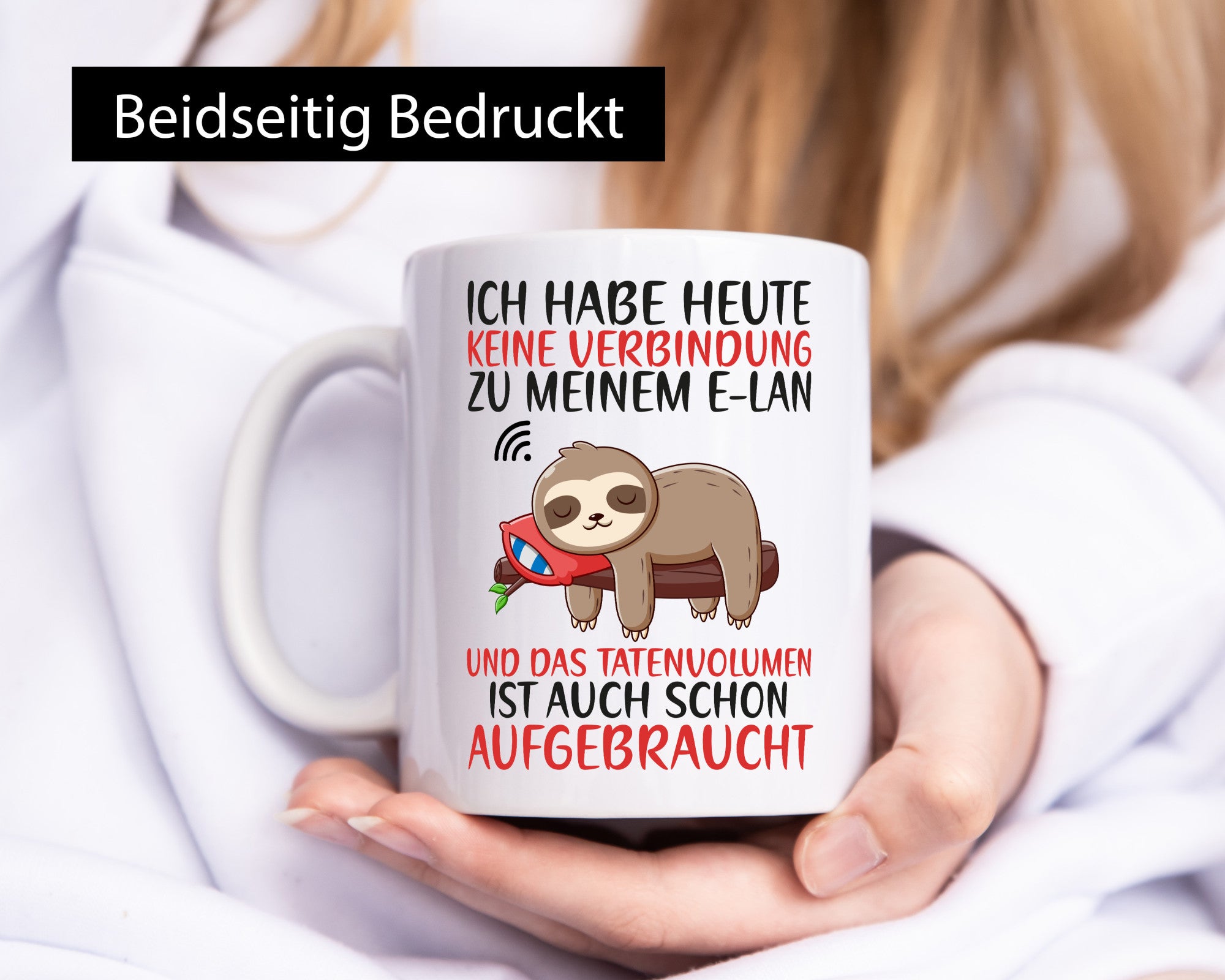 Keine Verbindung zu meinem WLan | Faultier Tatenvolumen Geschenk Tierliebhaber