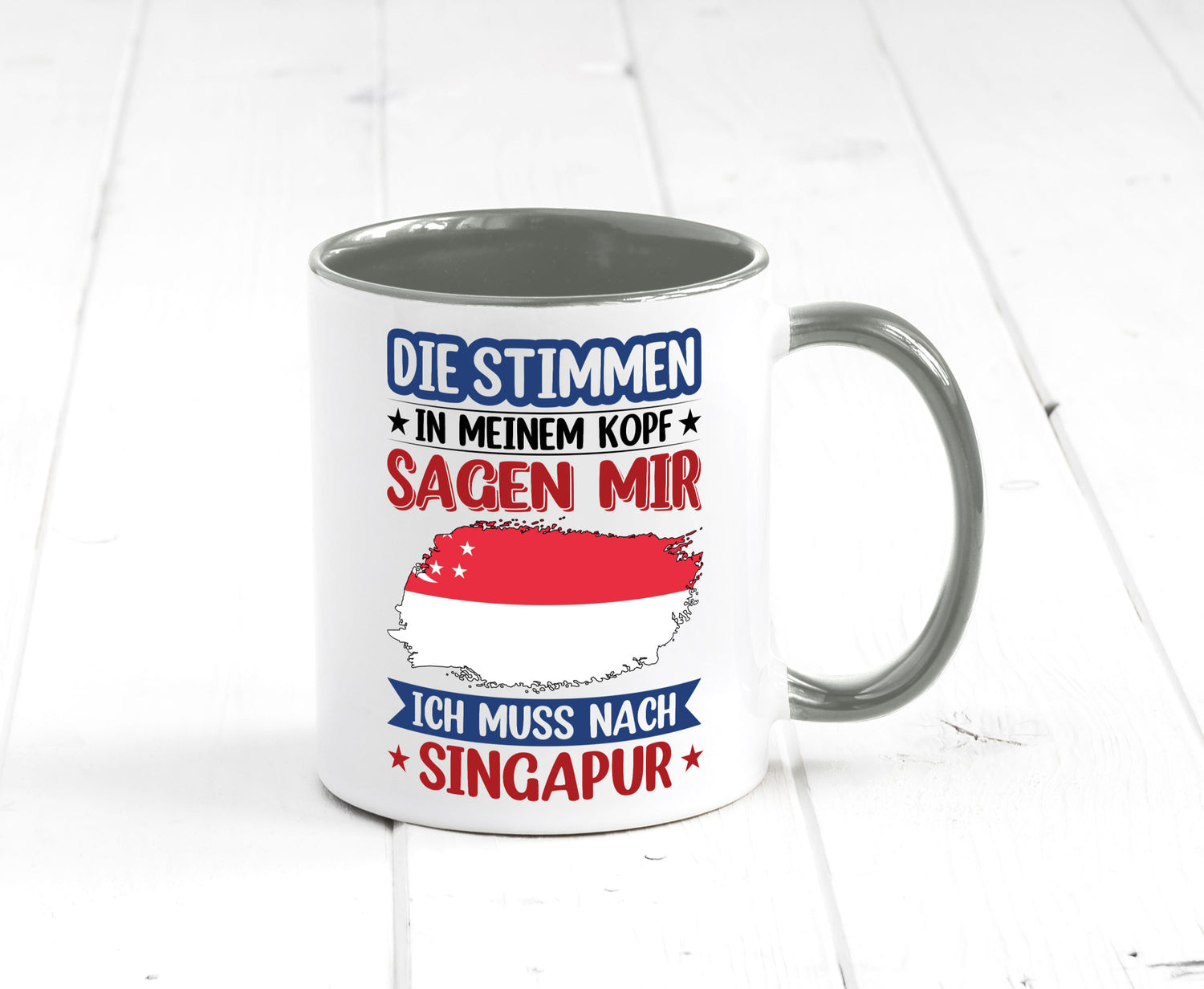 Singapur | Urlaub Stimmen in meinem Kopf Traumland v2 lustiger Spruch Geschenk