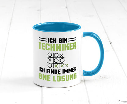 Ich bin Techniker finde immer eine Lösung | lustiger Spruch Geschenk Humor