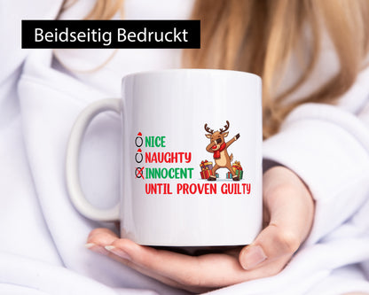 Weihnachtszeit | Daping Elch v2 Geschenkidee Humor Tasse