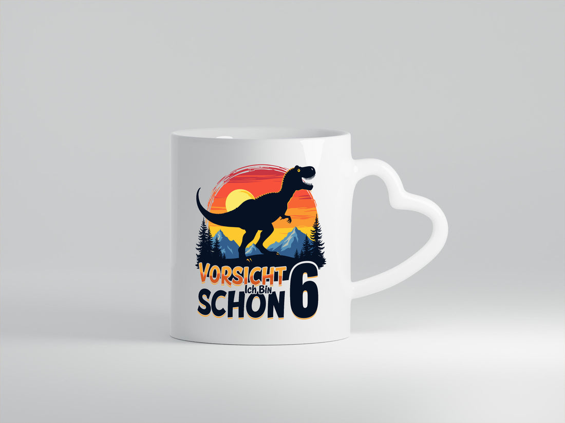 6. Geburtstag | 6 Jahre Dinosaurier Geschenkidee Humor Tasse