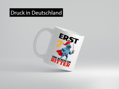 7. Geburtstag | 7 Jahre und schon ein Ritter lustiger Spruch Geschenk