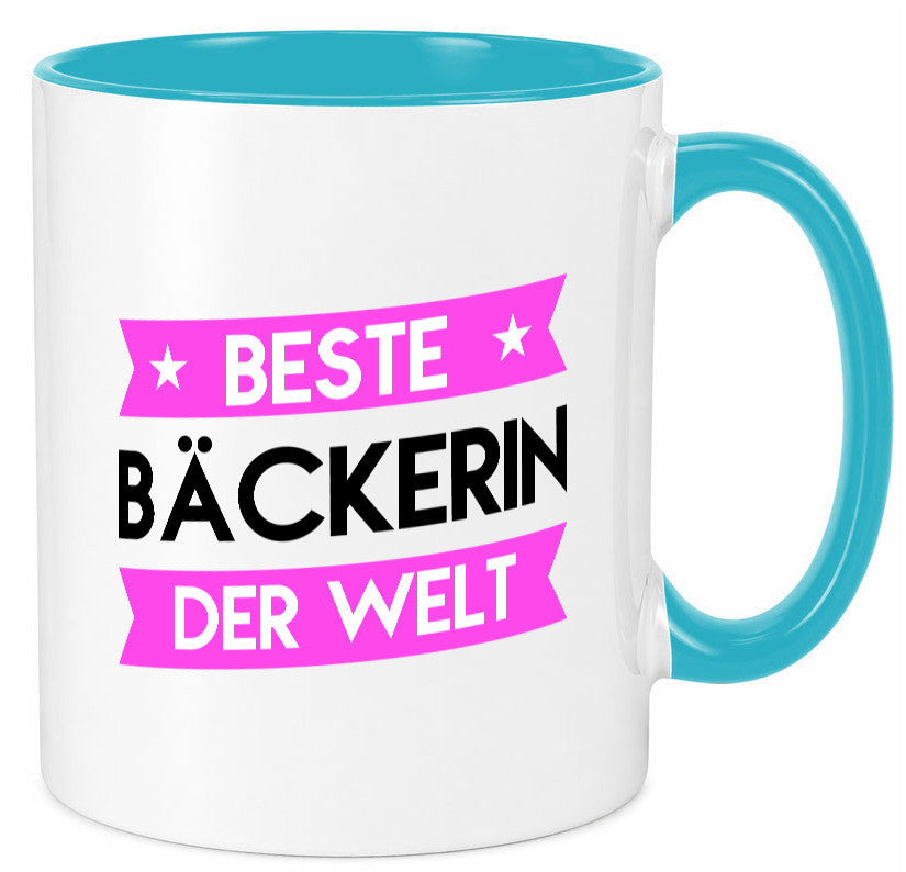 Beste Bäckerin | Bäckerei Frauen Backen lustig Humor Geschenkidee Geschenk Tasse