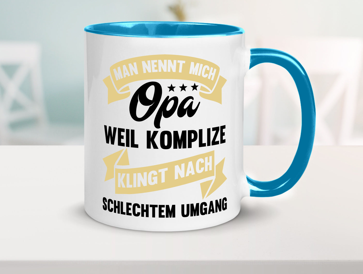 Man nennt mich Opa | Bester der Welt Humor Familie Geschenkidee Tasse