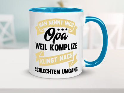 Man nennt mich Opa | Bester der Welt Humor Familie Geschenkidee Tasse