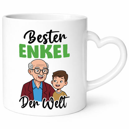 Bester Enkel | Großmutter Großvater Oma Opa lustiger Spruch Geschenk Familie
