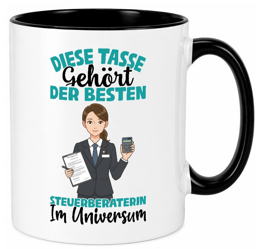 Im Universum: Steuerberaterin | Steuer Beratung Geschenkidee Humor Tasse