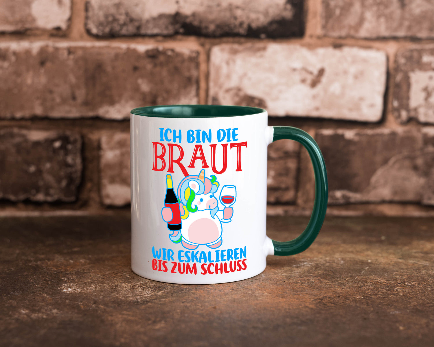 Junggesellinnenabschied | JGA Braut Einhorn Eskalation v2 lustig Humor