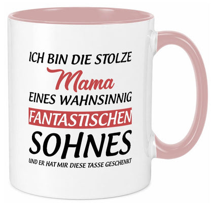 Stolze Mama | Sohn hat mir diese Tasse geschenkt Geschenkidee Familie Humor