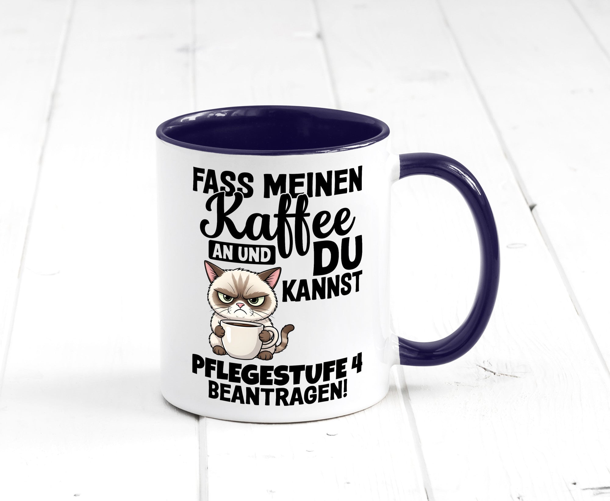 Fass meinen Kaffee an | Pflegestufe 4 Krankenschwester v3 Geschenkidee Humor
