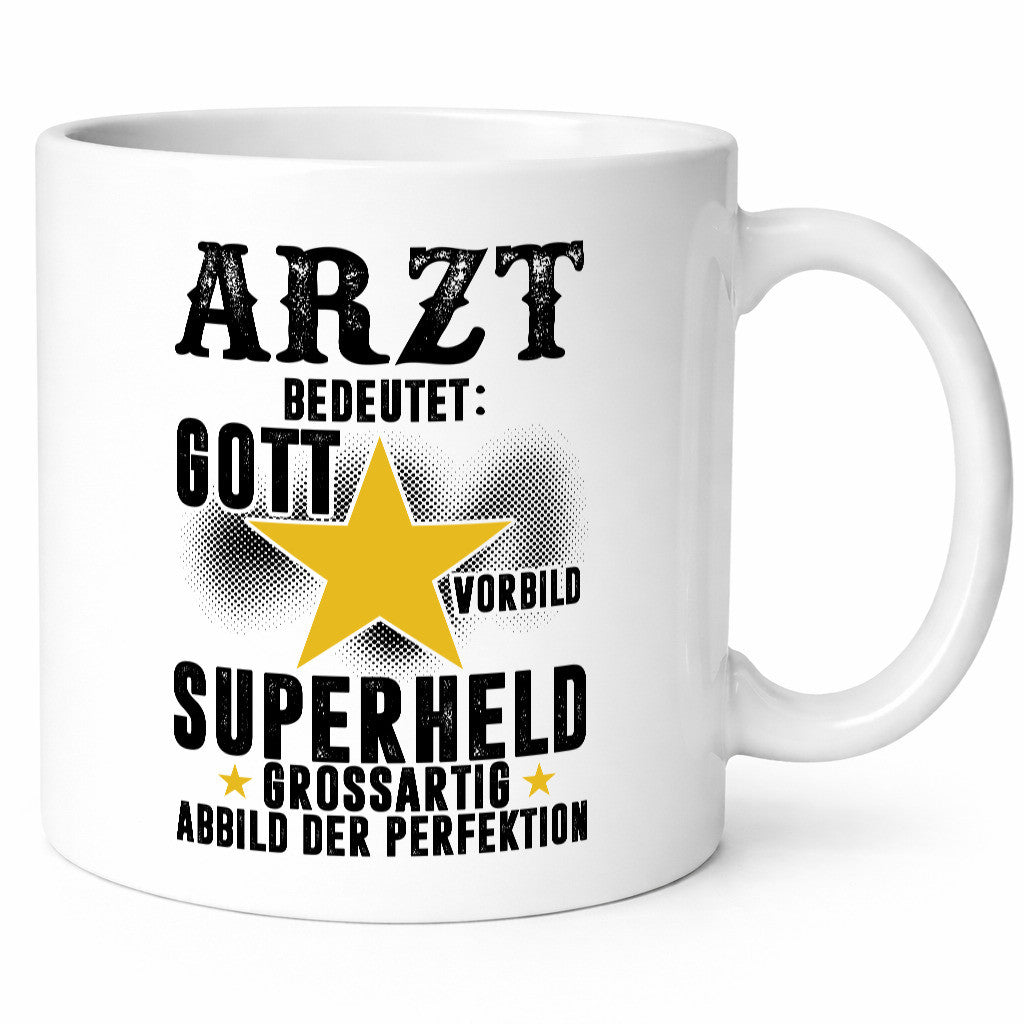 Bedeutung von Arzt | Medizin Doktor Facharzt Humor Geschenkidee Tasse