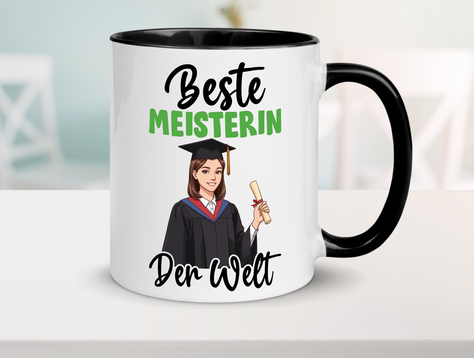 Beste Meisterin | Meisterbrief v2 Geschenk Humor Geschenkidee lustiger Spruch