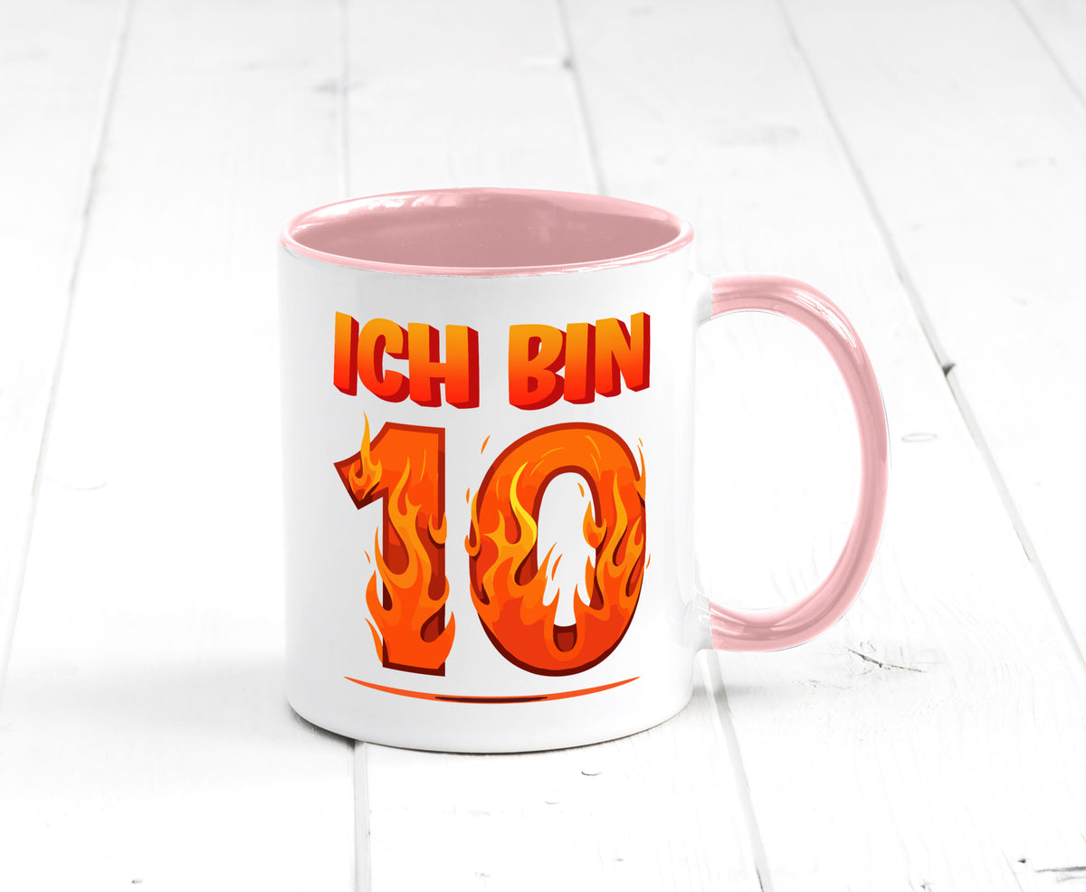 10. Geburtstag | 10 Jahre Drache lustiger Spruch Geschenk Geschenkidee Tasse