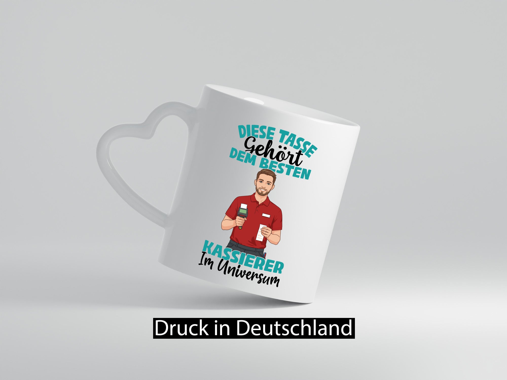 Im Universum: Kassierer Geschenk Humor Geschenkidee lustiger Spruch Tasse