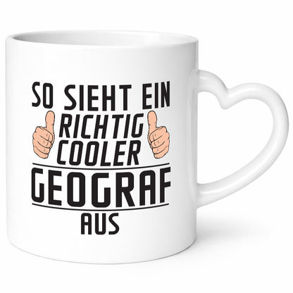 Richtig Cooler Geograf | Geografie lustiger Spruch Geschenk Humor Geschenkidee