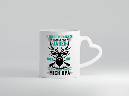 Sie nennen mich Jäger | Opa Großvater Geschenkidee Familie Humor Tasse