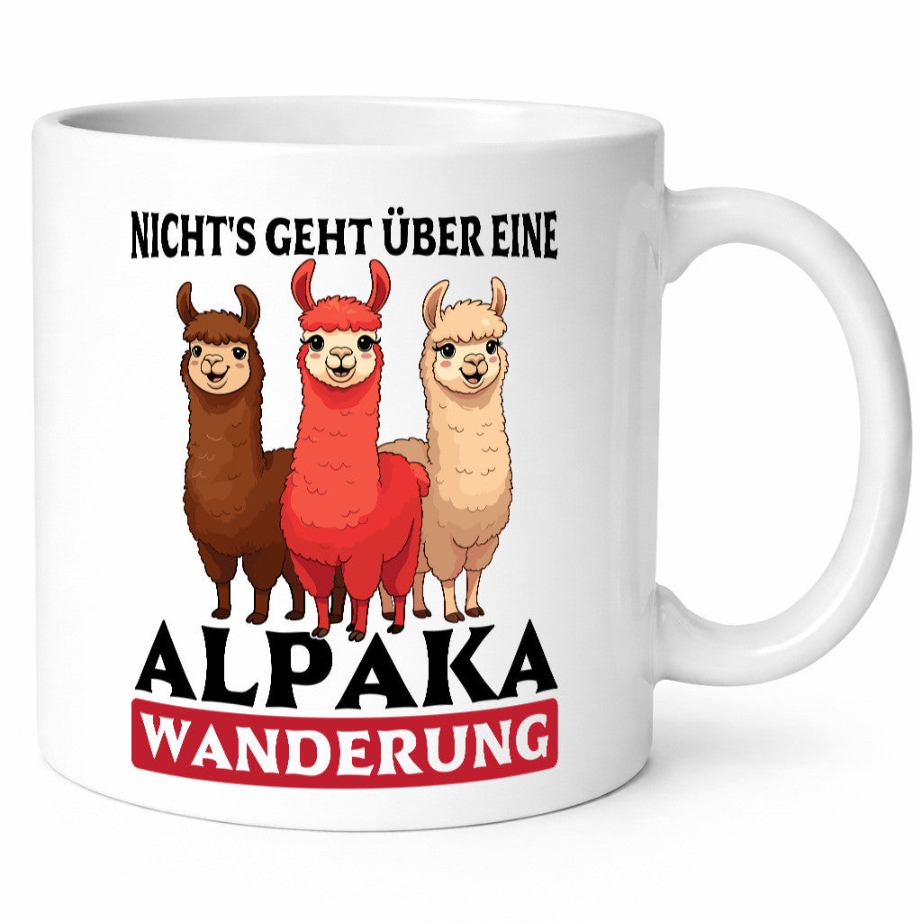 Nichts geht über eine Alpaka Wanderung | Lama Wandern lustig Humor Geschenkidee