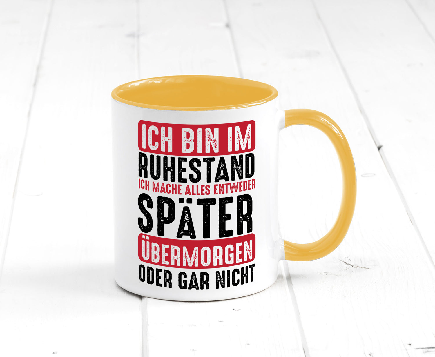 Ich mache alles später oder gar nicht | Rentner Ruhestand Geschenkidee Jubiläum