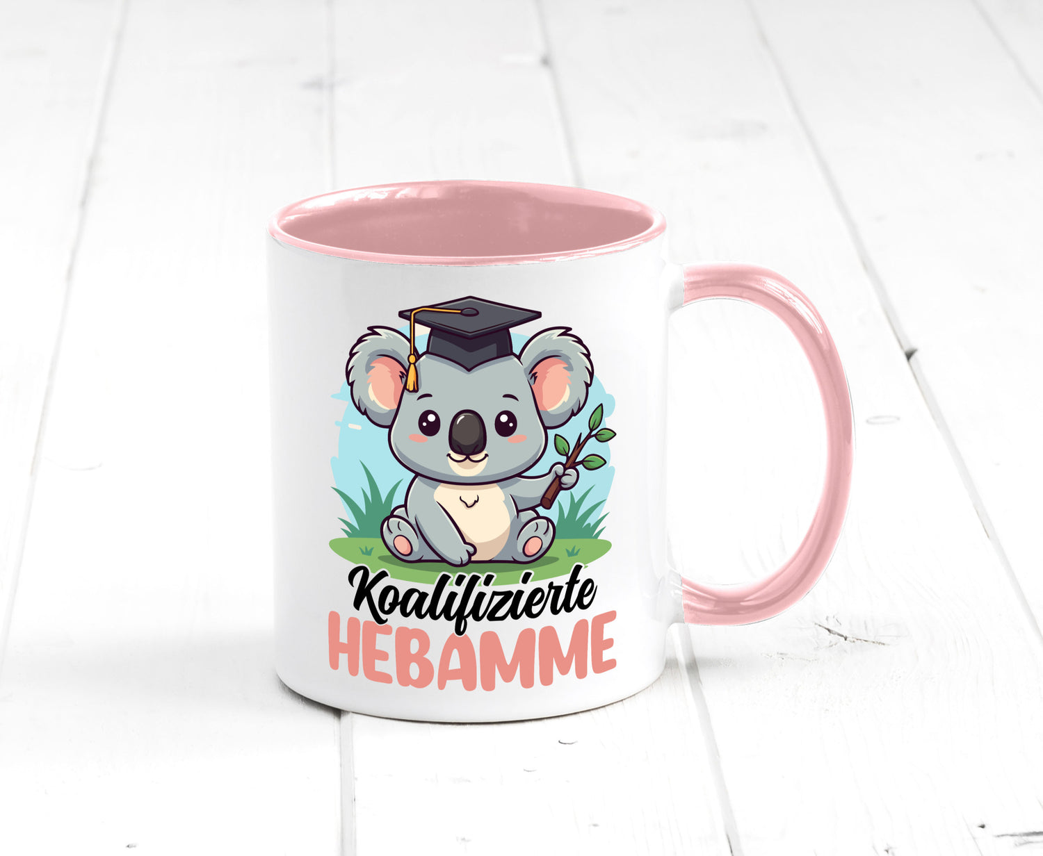 Koalifizierte Hebamme | Geburtshilfe Geschenkidee Humor Tasse